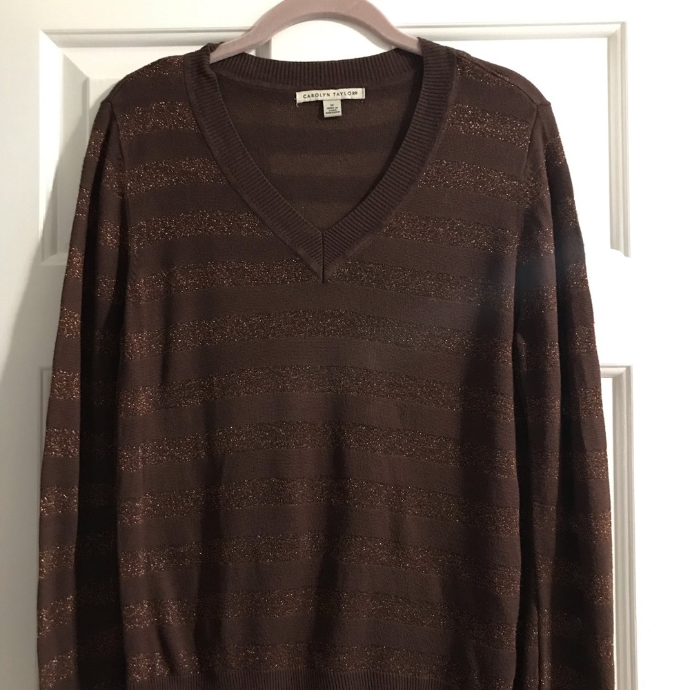 Carolyn Taylor Sparkle Knit Sweater